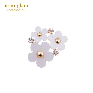 Miniglam Daisy Kiss Flower Brooch เข็มกลัดดอกเดซี่สีขาว