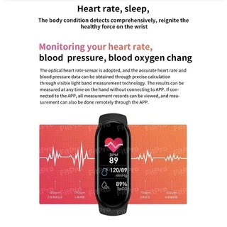 🔥ส่งไวจากไทย🔥นาฬิกาอัจฉริยะ M6 smart watch วัดอัตราการเต้นหัวใจ กันน้ำ