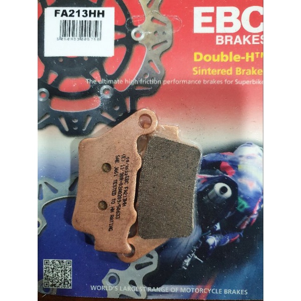 ผ้าเบรค EBC Brakes /ผ้าหลัง Royal Enfield Himalayan, Interceptor, Continental 650, BMW S1000RR, F800