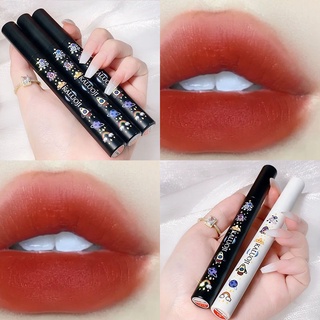 🛸พร้อมส่ง🛸KALUOQI ลิปสติก ลิป Lipstick 6สี กันน้ำ สีสวย สไตล์เกาหลี