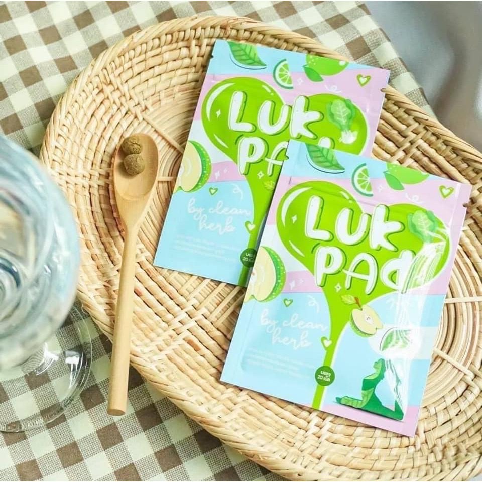 LUK  PAD  CLEAN HERB DETOX คลีนดีท็อก ลูกปัด  เผาผลาญดี+ระบบขับถ่ายคล่อง