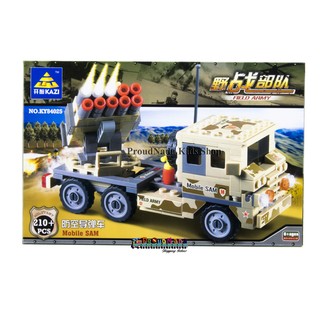 ของเล่นเด็กชุดตัวต่อเลโก้รถทหาร KAZI FIELD ARMY NO.KY84025