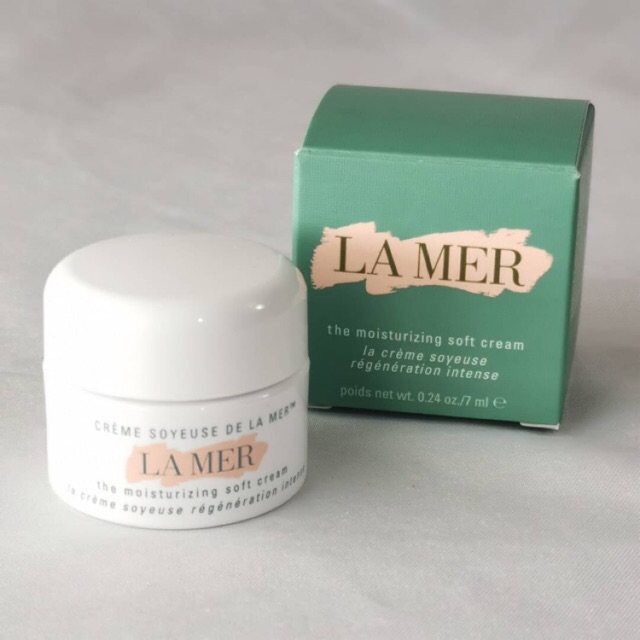 ของดีไม่ต้องพูดเยอะ‼️ ❤️💚  LA MER Crème de la Mer Lamer the moisturizing soft cream 7 ml ❤️❤️💚