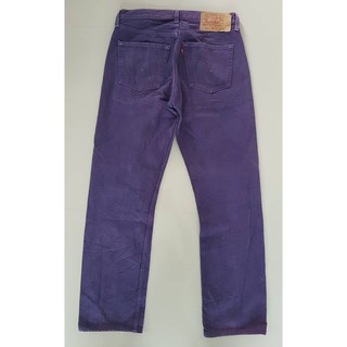 กางเกงยีนส์สีม่วง Levis 501-1491 USA W31 (I1201)