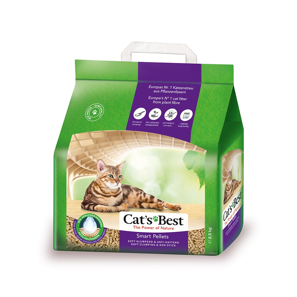 Cats Best SmartPapers ทรายแมวสําหรับแมวขนยาว - 10L- 5kg