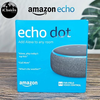 [AMAZON] Echo Dot (3rd Gen) Smart speaker with Alexa Charcoal ลำโพงอัจฉริยะ เล่นเพลงตามคำสั่งเสียง / ควบคุมอุปกรณ์ไฟฟ้า