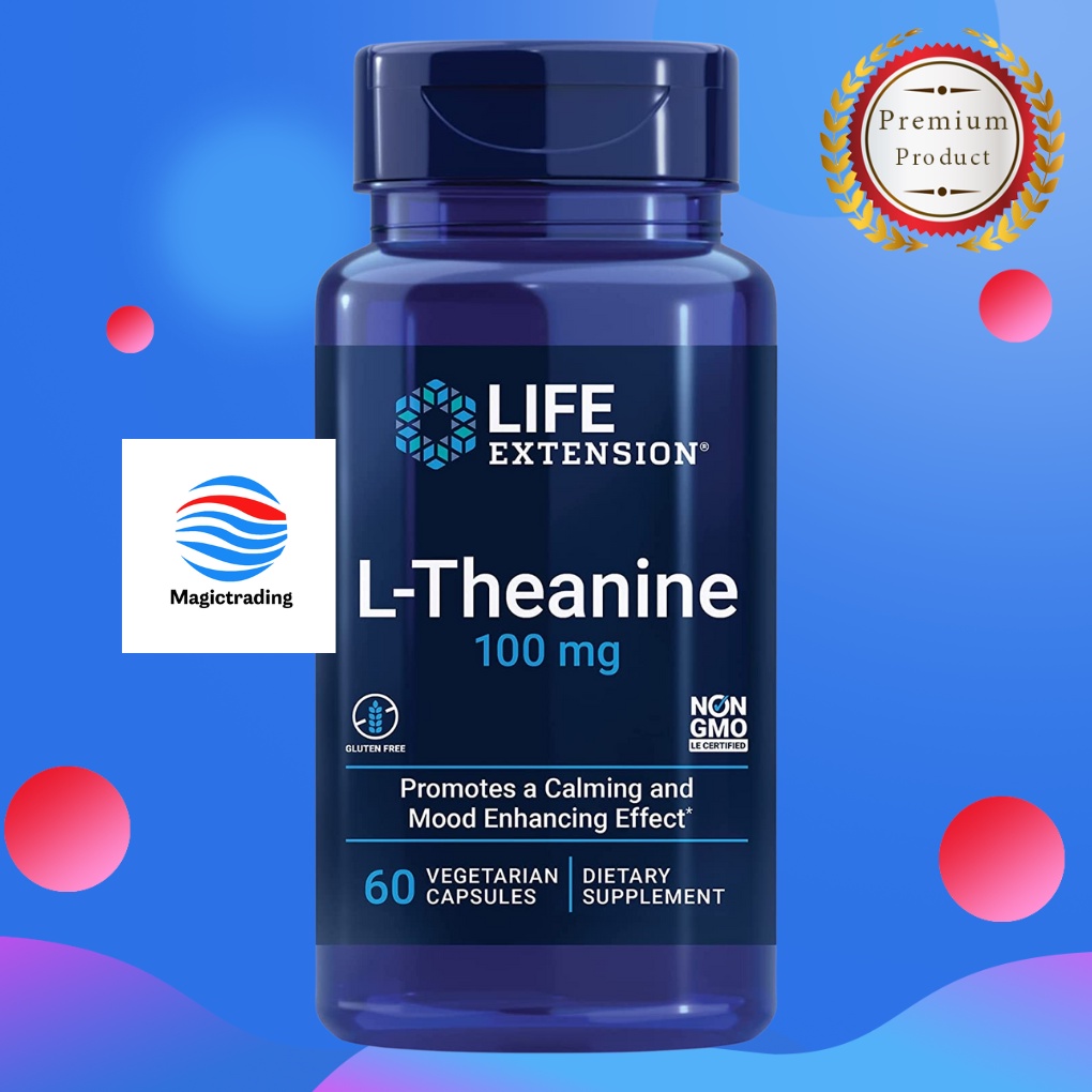 Life Extension L-Theanine 100 mg / 60 Vegetarian Capsules