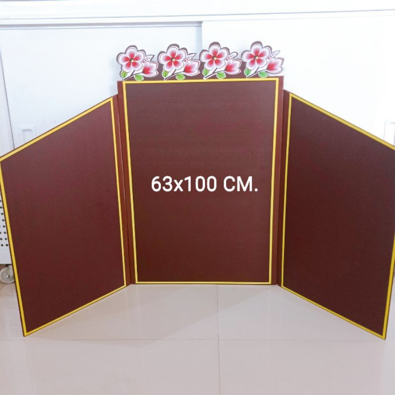 ฟิวเจอร์บอร์ด 3 พับ ลายดอกไม้ ฟิวเจอร์บอร์ดโครงงาน คละแบบ ฟิวเจอร์บอร์ดทำโครงงาน (1ชิ้น) รบกวนไม่สั่งรวมกับสินค้าชิ้นอืน - รูปที่ 4