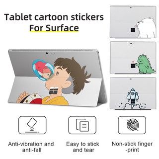 Laptop Stickers for Microsoft Surface Pro 5 Pro 6 Pro 7 Skin Surface Pro X Pro 8 Pro 9  Super Slim Computer Stickers Fiber Matte for Surface Pro 3 4 5 Cover Decal