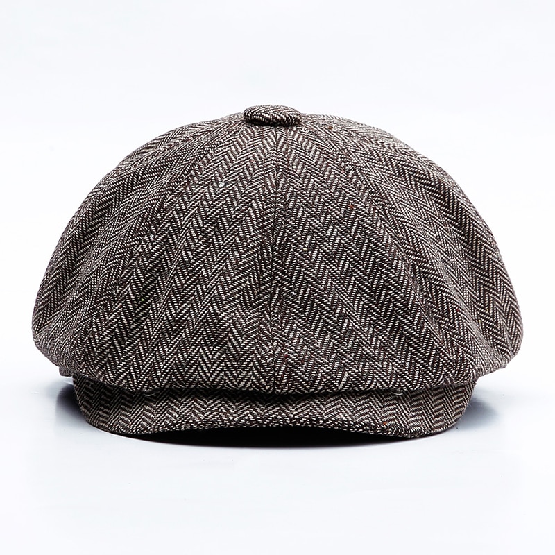 Casquette plate homme style béret vintage • Vintage Univers