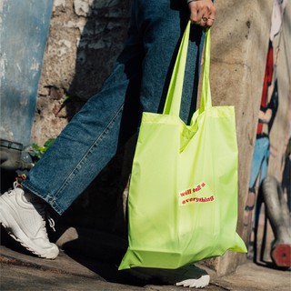 Phew Tote Bag (Neon Green)