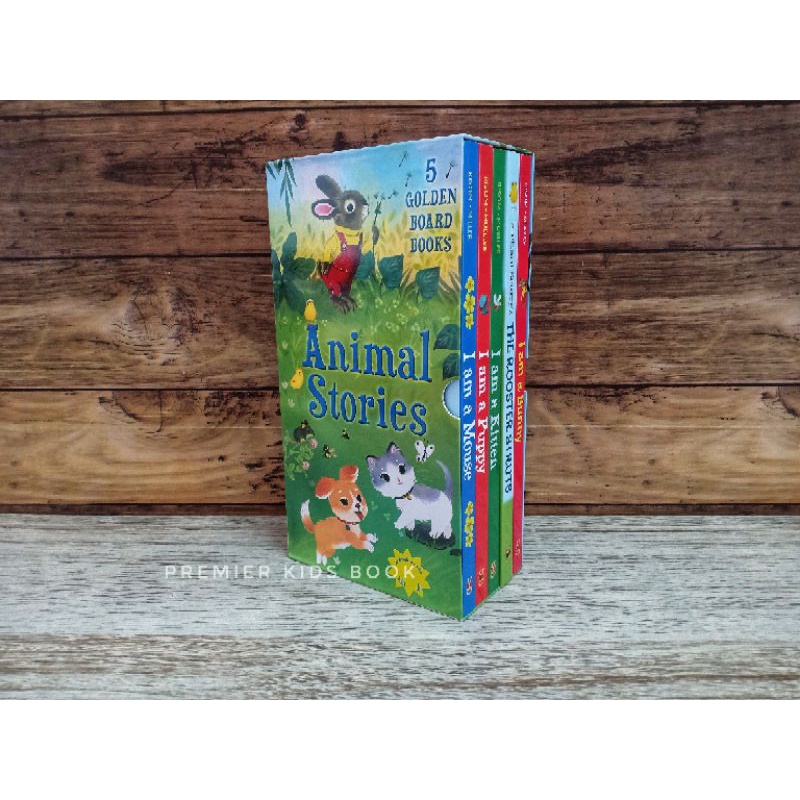 (New) Animal Stories 5 Golden Board books By Richard Scarry's