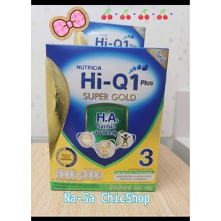 พร้อมส่ง​‼️​นมผง Hi-Q1plus supergold H.A.สูตร3 ขนาด 600กรัม