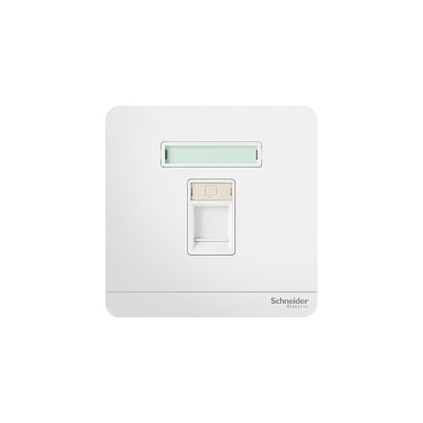 ซ็อกเก็ตข้อมูล Schneider AvatarOn 1 Gang Cat6 พร้อมชัตเตอร์