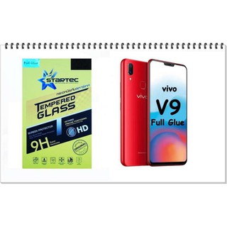 STARTEC ฟิล์มกระจกโค้งเต็มจอ-กาวเต็มทั้งแผ่น Vivo V9 (หน้า+หลัง) Black สินค้าคุณภาพ รับประกันของแท้ 100%