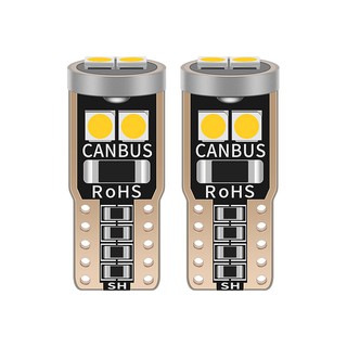 1Pcs ไฟ t10 W5w Led Canbus No Error หลอดไฟหรี่ ไฟหรี่ led Car Bulb Interior Light 194 501 3030 6Smd 12V Instrument Reading Wedge License Plate Li