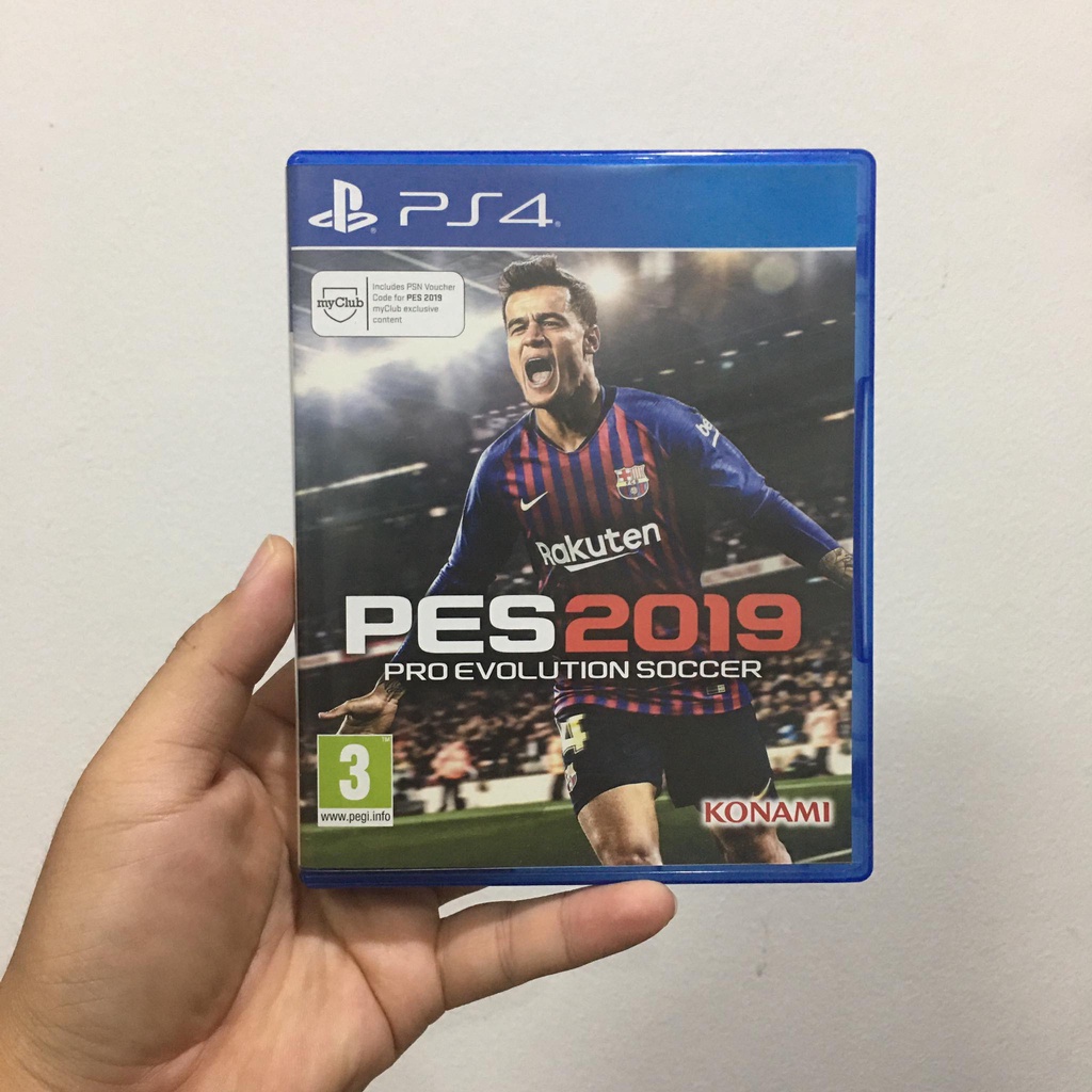 PS4 PES 2019 แผ่นเกม มือสอง สภาพดี