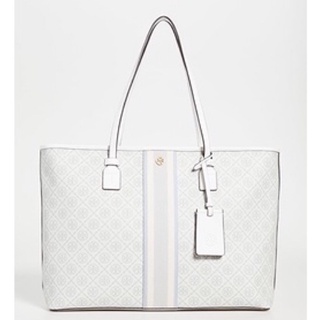 TORY BURCH LARGE T MONOGRAM SHOPPING BAG