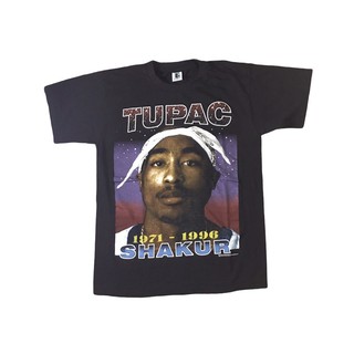 เสื้อวงฮิปฮอป TUPAC 90’ Size ‘ L / XL ฟอกเก่า งานสวยงาม