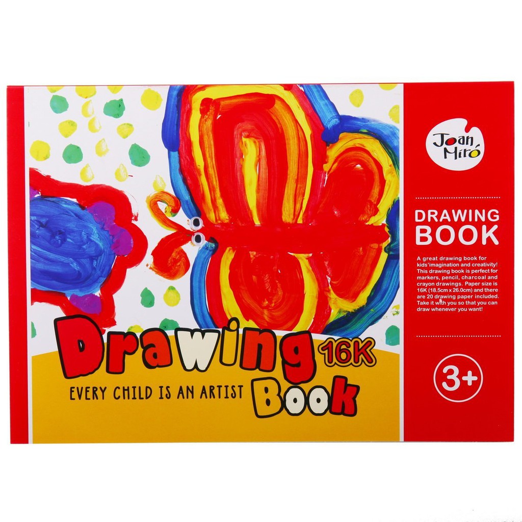 Jarmelo (Joan Miro) สมุดวาดเขียนวาดรูปศิลปะ Drawing book  ของเล่นเด็ก 1 ขวบขึ้นไป - รูปที่ 6