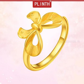 PLINTH แหวนโบว์ดอกไม้ 24K ทองวัน742