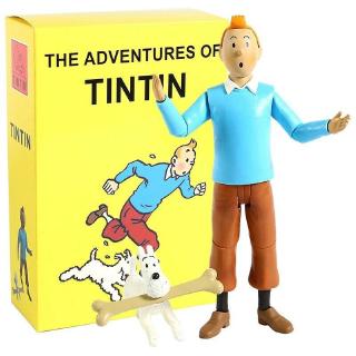 the adventures of tintin and milou โมเดลตุ๊กตาของเล่นสําหรับเด็ก