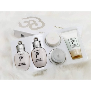 เซ็ตผลิตภัณฑ์บำรุงผิวขาว The History of Whoo GongJinHyang Seol Radiant White Special Gift Set 5 items