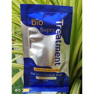 Green bioกรีนไบโอ ซุปเปอร์ ทรีทเมนท์ ครีม ทรีทเมนท์บำรุงผม ครีมนวดปรับสภาพผมหลังการยืด ดัด ย้อม ให้เส้นผมคืนสู่สภาพสมดุล