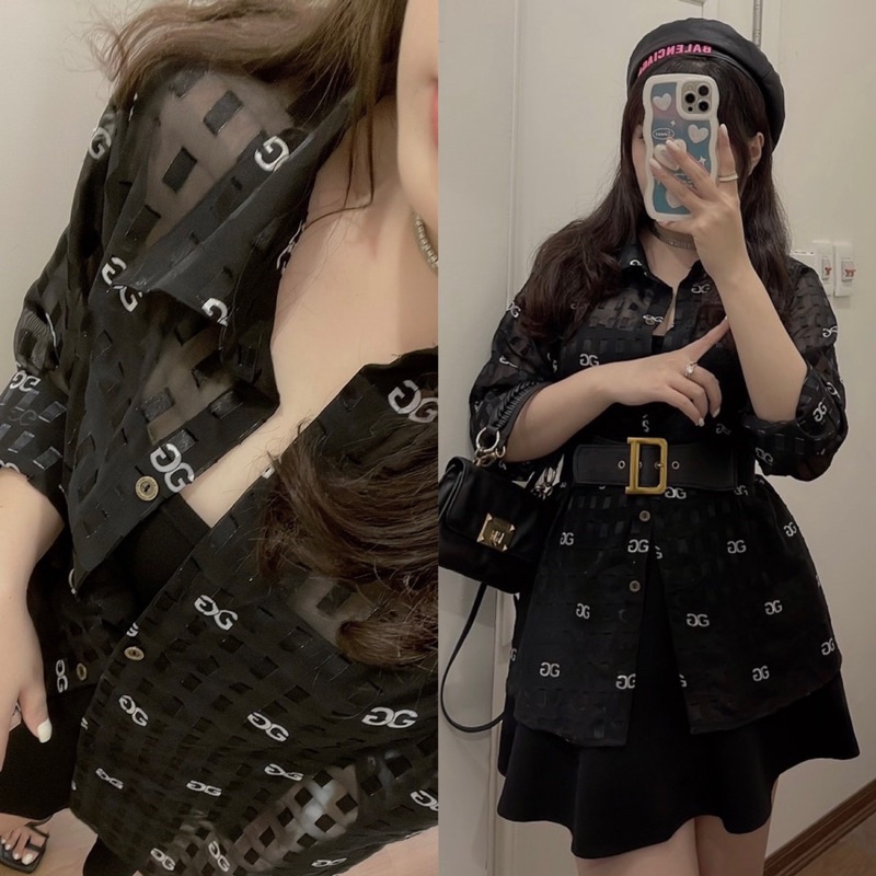 SM51 CCap Maii Thuong เสื้อเชิ้ตลายผ้าไหมนูน Bigsize