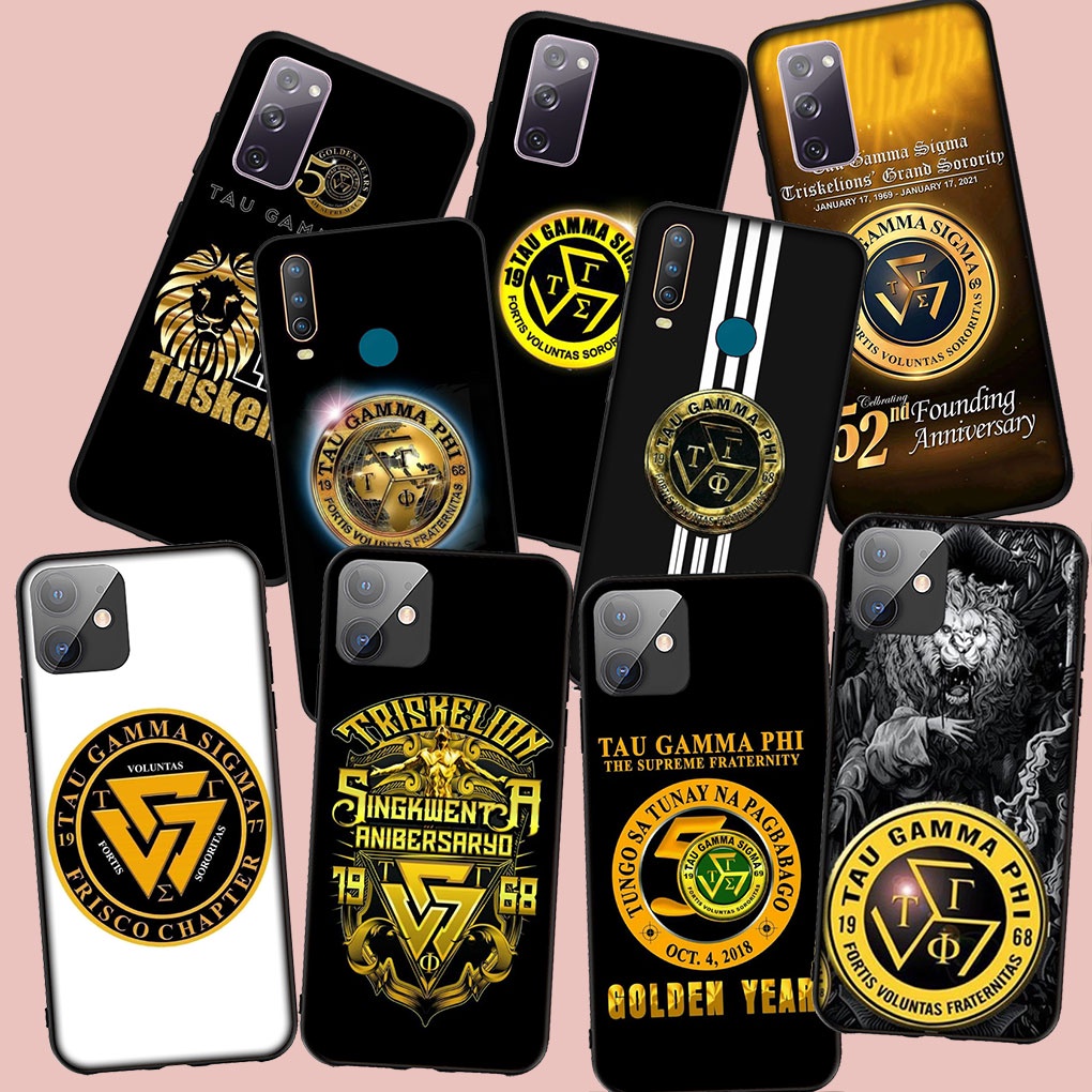 ฝาครอบป้องกัน OPPO F9 Pro A7X A59 F1s F5 F7 A92 A72 A52 ปลอกซิลิโคน LA98 TAU Triskelions Gamma Phi โ