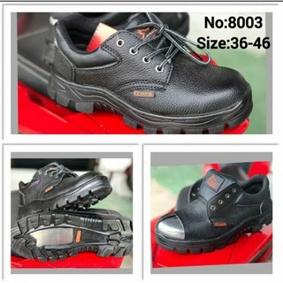 💥ส่งฟรี💥รองเท้าเซฟตี้ หัวเหล็กSafety Shoes สีดำ/ตาล ไซส์35-48