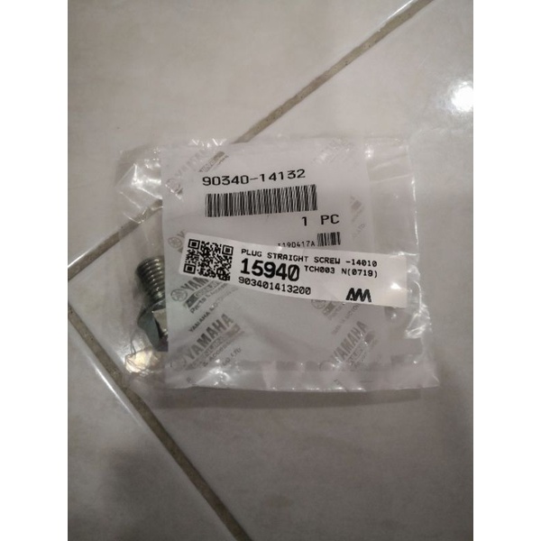 YAMAHA RD350LC YPVS BOLT BUANG MINYAK 4T X1PCS