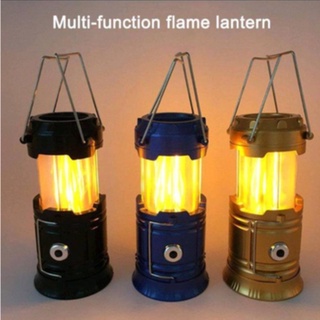 .ไฟตะเกียง ไฟเทค ไฟฉาย 3 in 1 multifunction stage flame lamp usb