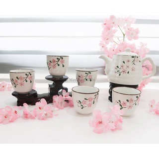 Wedding Gifts ชุด ชาสโนว์ ซากุระ (Snow Sakura tea set)