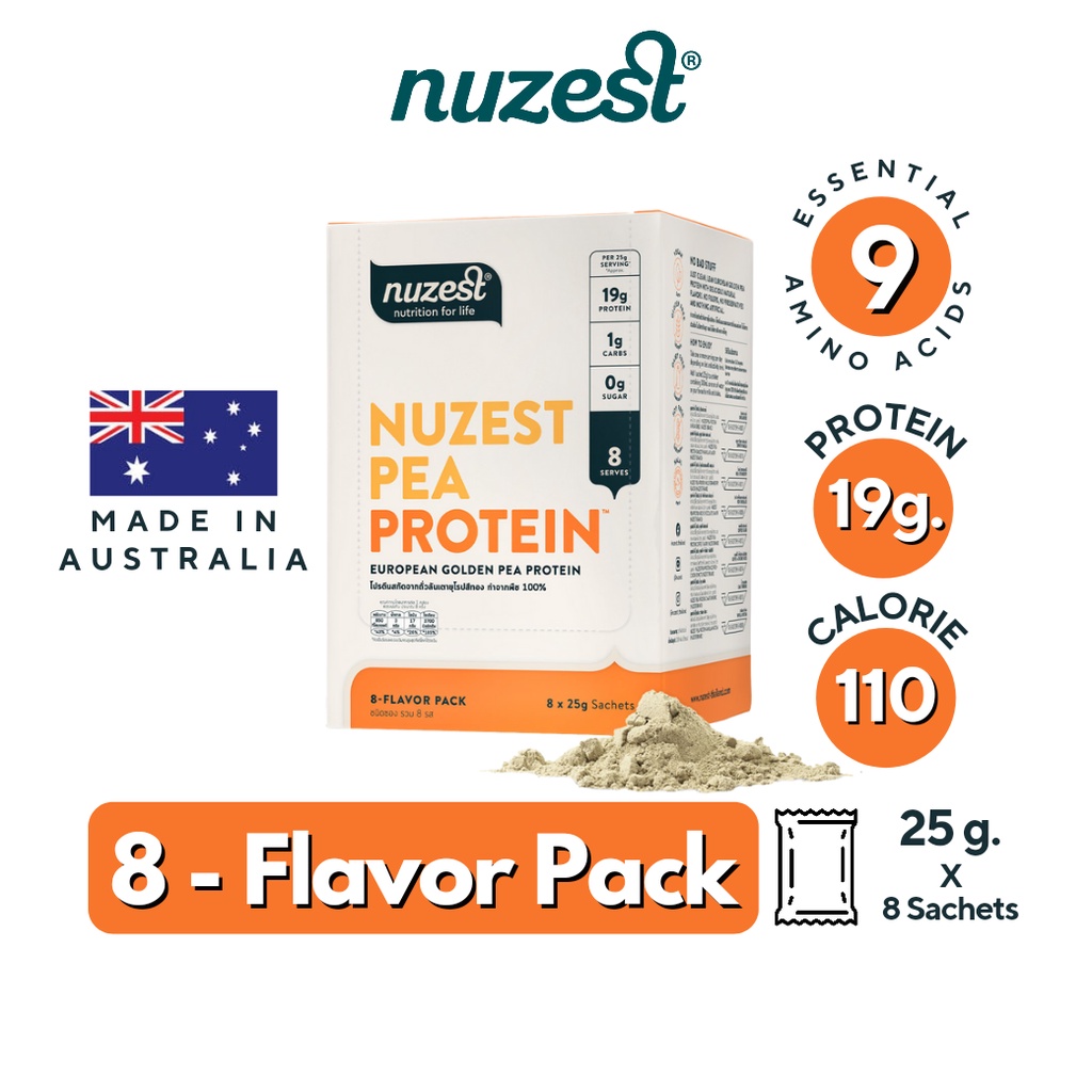 Nuzest Pea Protein นูเซสต์ พี โปรตีน แบบซองขนาดพกพา Shopee Thailand