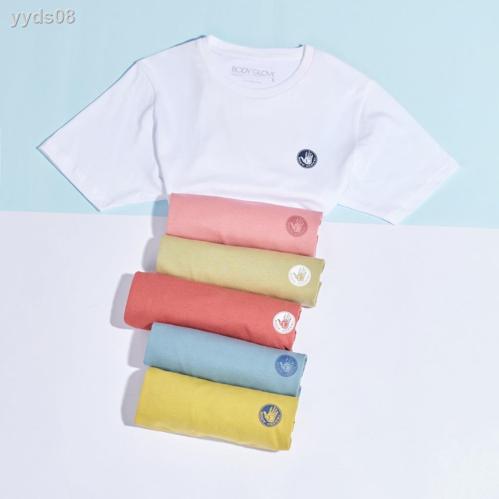 ஐ۞BODY GLOVE Unisex Basic T-Shirt เสื้อยืด รวมสี