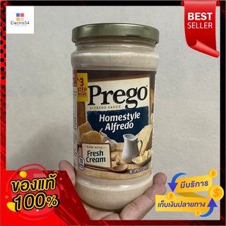 พรีโก้พาสต้าอัลเฟรโดครีมซอส 411ก.Prego Pasta Alfredo Cream Sauce 411g.