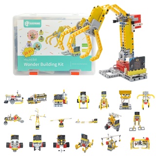 ชุดหุ่นยนต์ Wonder Building Kit สำหรับ micro:bit เพื่อการเรียนรู้ทักษะโค้ดดิ้ง มีคู่มือและโค้ดประกอบการเรียนรู้