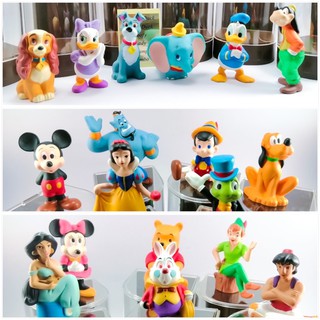 (พร้อมส่ง) โมเดล Disney พร้อมกล่องตั้งโชว์ แถมฟรี! สติกเกอร์ป้ายชื่อตัวละคร l แท้ 🇯🇵
