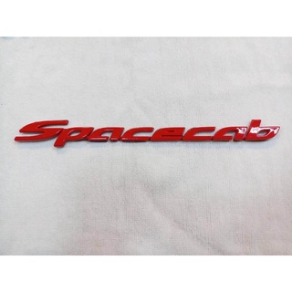 B.S.D โลโก้ Spacecab สีแดง (ALL NEW D-MAX)28×3 cm