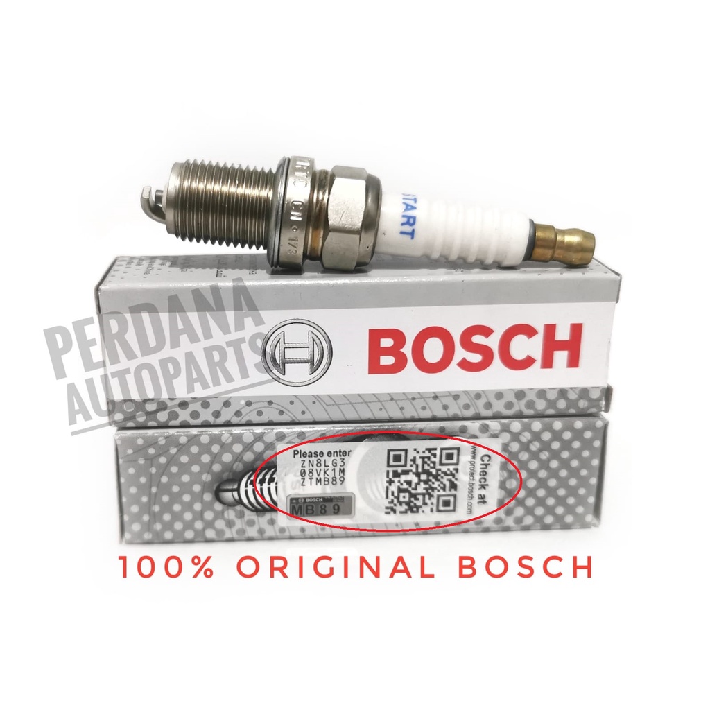 BOSCH K7RTC หัวเทียนรถยนต์ = BKR6E11 = K20PRU11 ของแท้ BOSCH