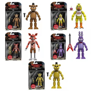 Fnaf FIVE NIGHTS AT FREDDYS Action Figures BONNIE FOXY CHICA FREDDY ฟิกเกอร์ PVC ของเล่น ของขวัญ