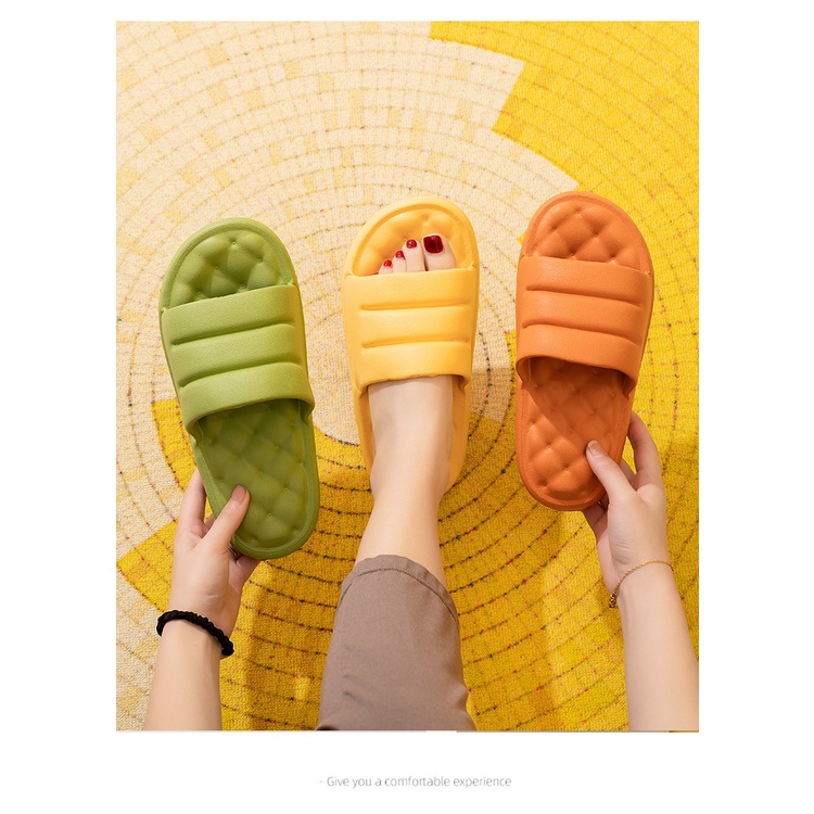 EVA Slippers Indoor Anti-Skid Shower Women Slides Flat Bedroom Shoes