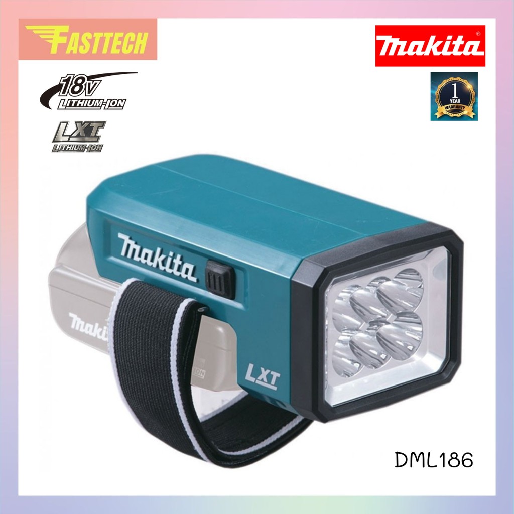 MAKITA ไฟฉาย LED 18V รุ่น DML186 (เครื่องเปล่า)