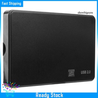 Str_เคสฮาร์ดดิสก์ภายนอก USB 2.0 2.5 นิ้ว SATA HDD SSD แบบพกพา สําหรับคอมพิวเตอร์ แล็ปท็อป