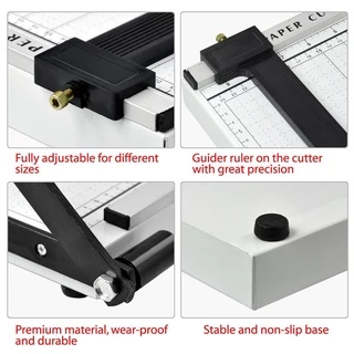 แท่นตัดกระดาษ เครื่องตัดกระดาษ ที่ตัดกระดาษA4 Paper Cutter ใบมีดคม อุปกรณ์สำนักงาน เครื่องตัดเอกสาร เหล็กอย่างดี