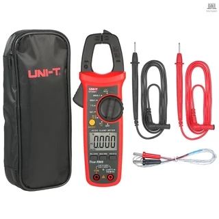 Uni-t UT204+ แคลมป์มิเตอร์ดิจิทัล นับจํานวน 6000 ครั้ง RMS แคลมป์มัลติมิเตอร์ แอมมิเตอร์ มิเตอร์วัดแรงดันไฟฟ้า NCV Test Universal M