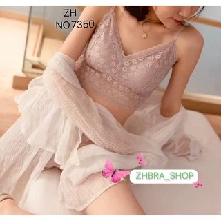 บราลูกไม้ บราสายเดี่ยวแฟชั่นNEW🔥🔥ZH.7350
