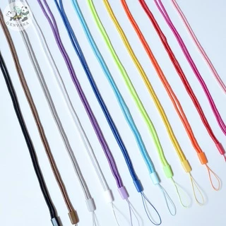 สายคล้องบัตร ตัวคล้องเชือก13สี (127) เลือกสีได้ ผ้าลื่น สายคล้องบัตรพนักงาน