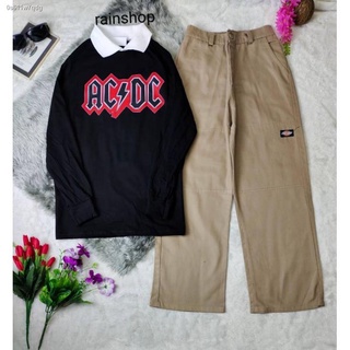 parent-child wearชุดแม่ลูก✱┇เสื้อวงวินเทจจัดแชตเข้าชุดเสื้อกางเกง จัดส่งสินค้าทุกวัน